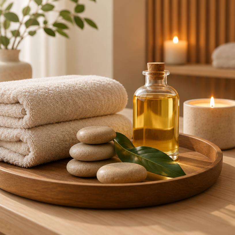 Avslappnande oljemassage